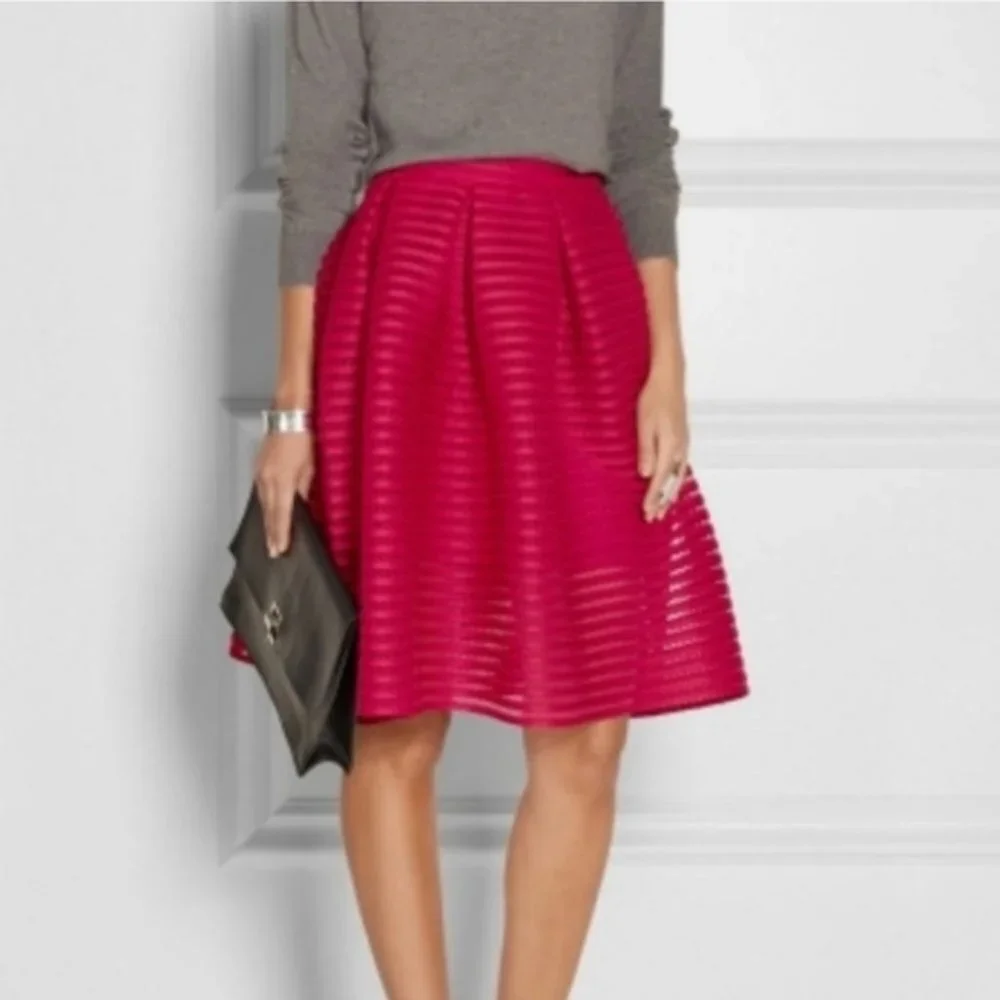 MAJE Red Jam Puffball Skirt Women's Size US XS - Picture 2 of 15